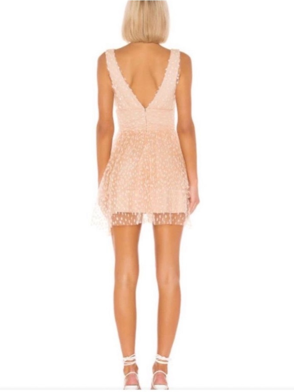 Reformation MAJORELLE Dora V‑Neck Mini Dress - Picture 4 of 5